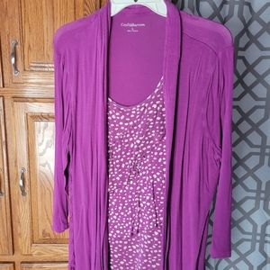 Purple blouse